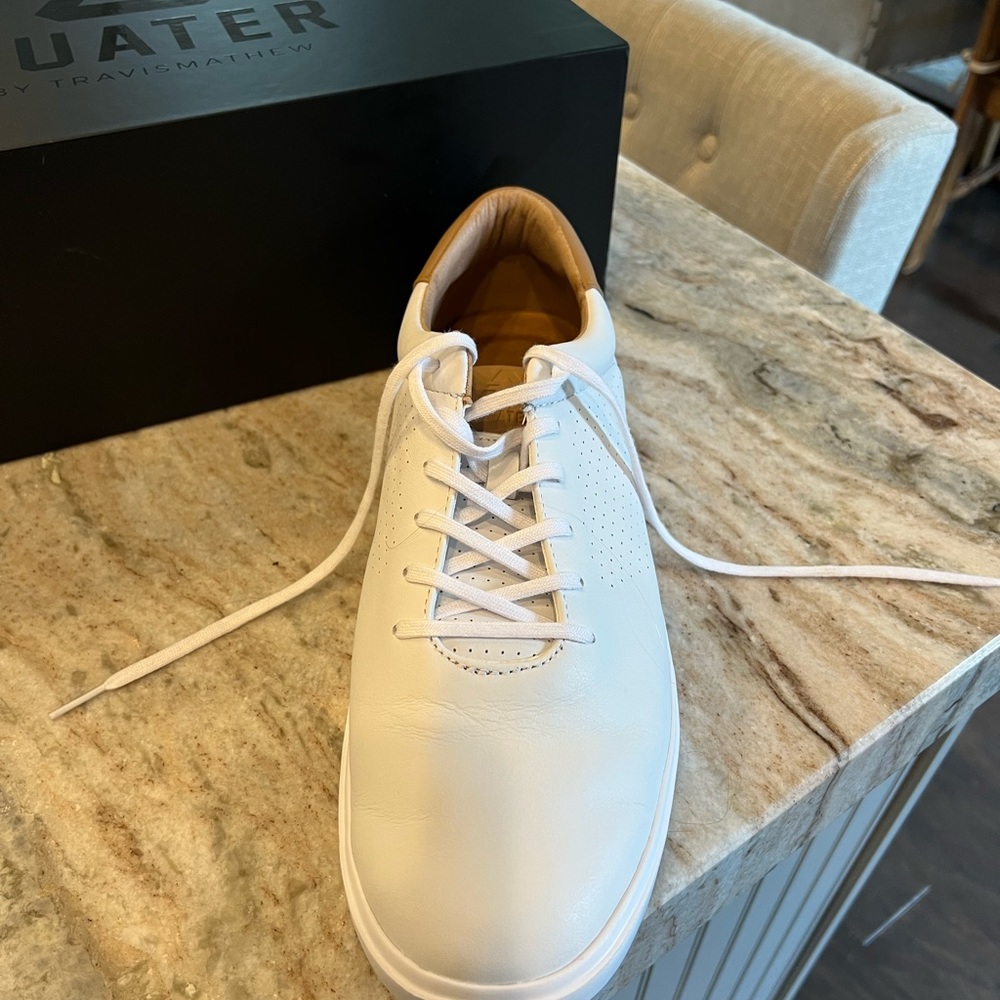 Travis Mathew Cuater Phenom Leather Shoe/Sneaker BRAND NEW in box Men’s size 12